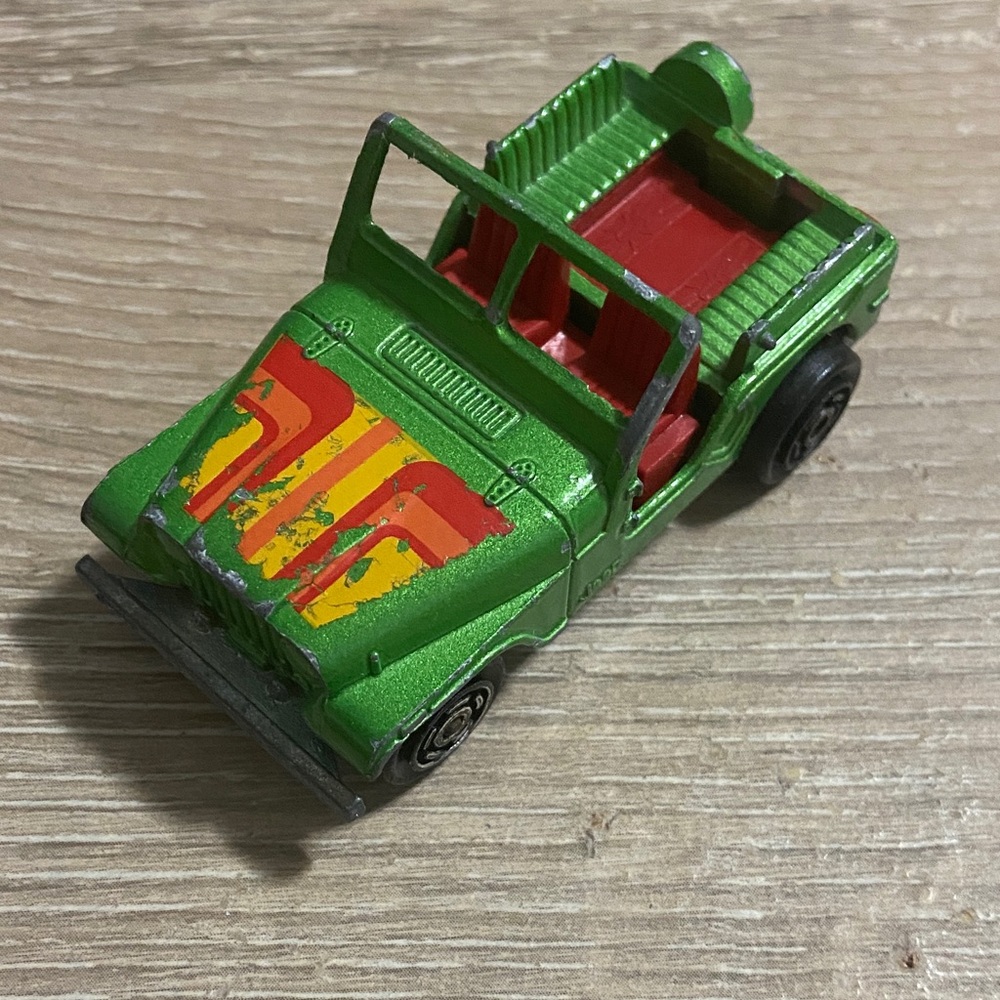 Vintage Majorette Jeep No. 268 Green 1/54 Made in France